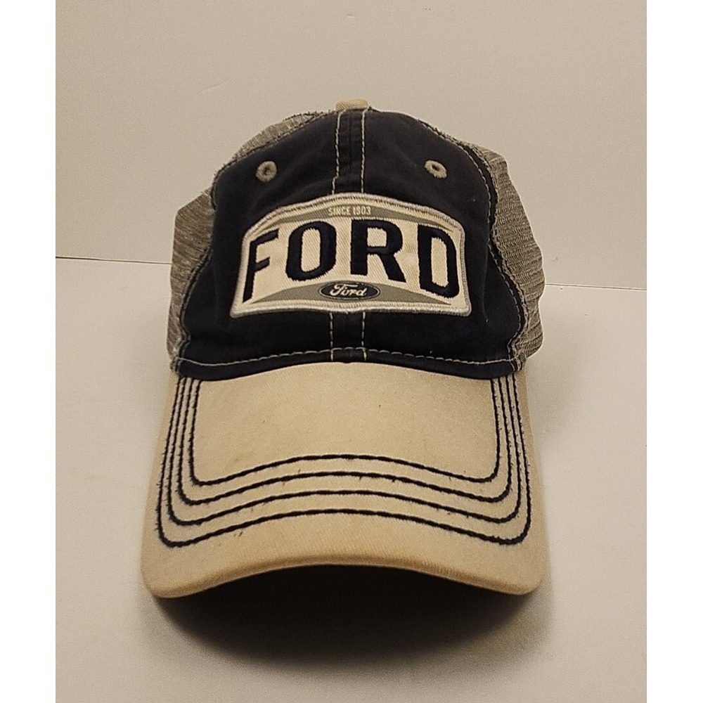 H3 Headwear Ford Trucker Cap Adult Adjustable Big Spell Out‎ Logo Hat